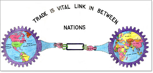 trade is a vital link between nations...